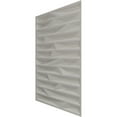 thumbnail image 4 of 19 5/8"W x 19 5/8"H Enterprise EnduraWall Decorative 3D Wall Panel, Universal Pearl Metallic Sea Mist (Covers 2.67 Sq. Ft.), 4 of 6