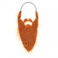 thumbnail image 1 of Maquillaje de disfraz de barba falsa Fernando Barba de Papá Noel 44cm Marrón, 1 of 8
