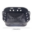 thumbnail image 6 of Queroig Foldable Round/Square Air Fryer Liner Basket 8.5 Inch Air Fryer Silicone Pot Reusable Baking Tray Accessories for 3.6-6.8 QT Oven Microwave, 6 of 7