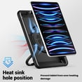 thumbnail image 5 of FJLBDE Case for iPad Air 5th Generation/iPad Air 4th Generation 10.9 inch with 360 Rotating Stand, Shoulder Strap, Heavy Duty Shockproof Cover, Black, 5 of 7