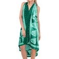 thumbnail image 2 of HAPPY BAY Women's Beach Wrap Bikini Swimwear Swim Cover up Skirt Bathing suit Summer Wraps Beachwear Sarong Coverups Swimsuits for Women One Size Green_N986, 2 of 3