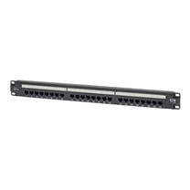 Tripp Lite Cat6 PoE Patch Panel 24-Port 110/Krone 568A/B RJ45 1URM TAA (N252-P24)
