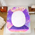 thumbnail image 4 of Manfei Rainbow Axolotl Fitted Sheet Full,Animals Pattern Bed Set,3-Piece,1 Fitted Sheet and 2 Pillowcases, 4 of 6