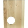 Walnut Hollow Thin Panel Basswood 12"X9"X0.38"-Silhouette Circle