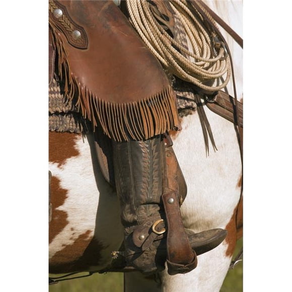 Un Gros Plan d'Une Affiche sur un Cheval Imprimé par Carson Ganci&44; 22 x 34 - Grand