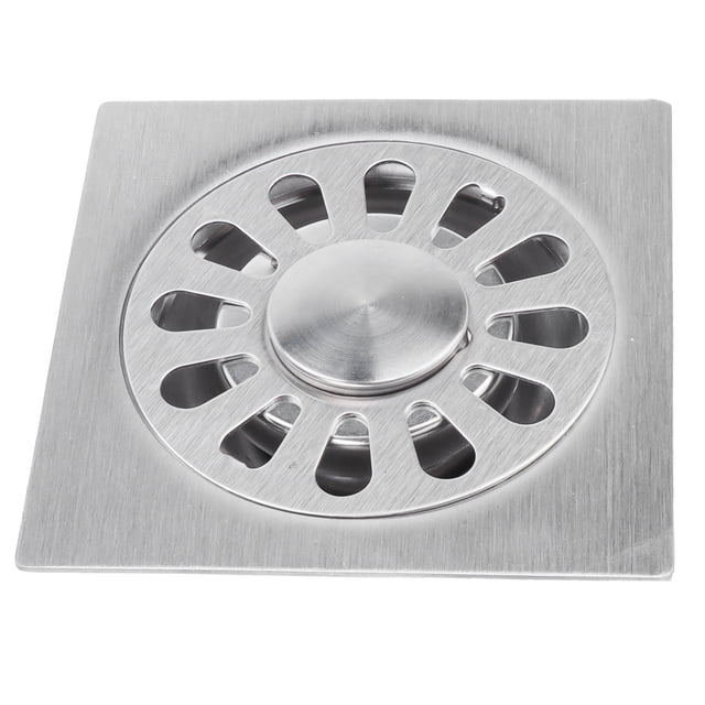 Floor Drain, Drainage System Accessory 304 Stainless Steel Safe And Durable Shower Bath Drain For Garage For Kitchen For Bathroom