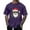 Purple, variant on Christmas Shirt for Men Short Sleeve Crewneck Santa Print Pullover Top Black S