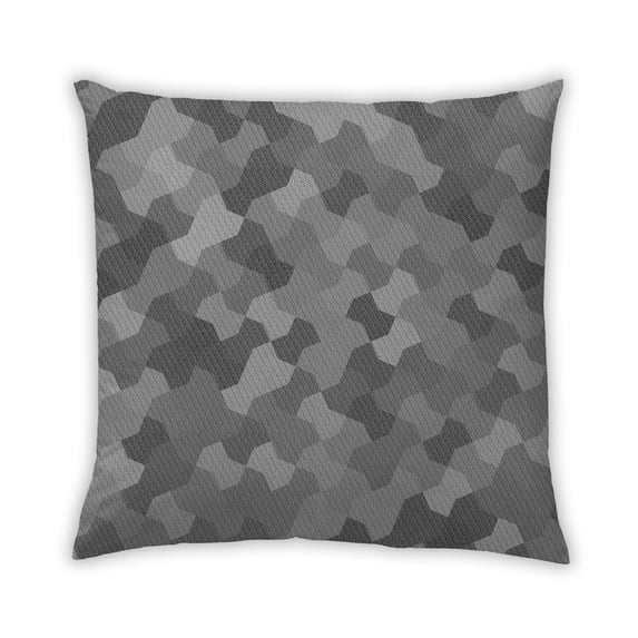Ahgly Company Outdoor Square Contemporary Throw Pillow, 18 inch by 18 inch