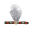 thumbnail image 3 of Unique Bargains 1 Pc Headband Tribal Style Feather Hairband for Women Gray, 3 of 5