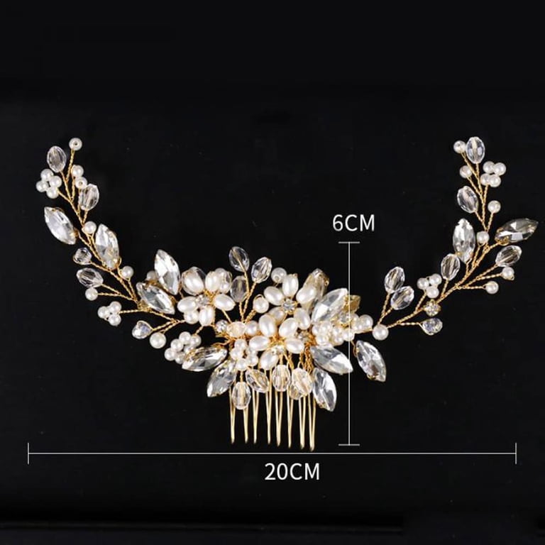 CFIOZYOS Flower Girl Hair Pins Bride Pearl Hair Piece  display picture 1