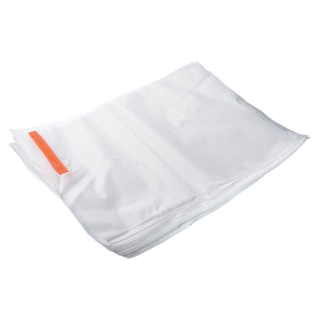 Fruta Protección Bolsas 16x12" No-Tejida Tela Fruta Red Cubierta Bolsas con Agujero para Jardín Planta Frutas Flores Blanco Paquete de 100