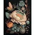 thumbnail image 4 of Maki 12x14 Black Modern Wood Framed Wall Art Titled - Pollination Iv, 4 of 6
