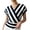 Blue, variant on Women's Striped Wrap V-Neck Knit Top, Cap Sleeve Waist Cinched Sweater Blouse, Casual Chic Summer Knitwear for Women