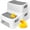 White-grey, variant on Kids Step Stool for Bathroom, Two Stepping Stool for Toddlers Toilet Potty Training, Sturdy Children Plastic Step Stool for Bed Bathroom Kitchen Counter Sink (White-Blue)
