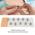 thumbnail image 4 of 10pcs Sound  Domes Soft Silicone Ear Plug Tips Round Dome Set for Phonak Audeo Paradise Lumity, Clear Hearing & Improved Sound Quality Premium Material Included, Fitment, 4 of 8