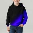 thumbnail image 4 of Sudadera con capucha para niño, con estampado de color, manga larga, informal, deportiva, con capucha, manga larga, sudadera con capucha, top con inserciones en los hombros, blusa de poliéster para ni, 4 of 7