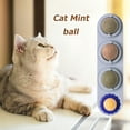 thumbnail image 1 of Divertidas bolas de hierba gatera, suministros para gatos, juguete de hierba gatera, resistencia a mordeduras para gatos domésticos (gris), 1 of 7