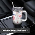 thumbnail image 7 of 40oz Tumbler with Handle and Straw Lid | Vacuum Insulated Leak Proof Tumbler | Stainless Steel Travel Mug Water Bottle Cup Keeps Cold & Hot, 7 of 7