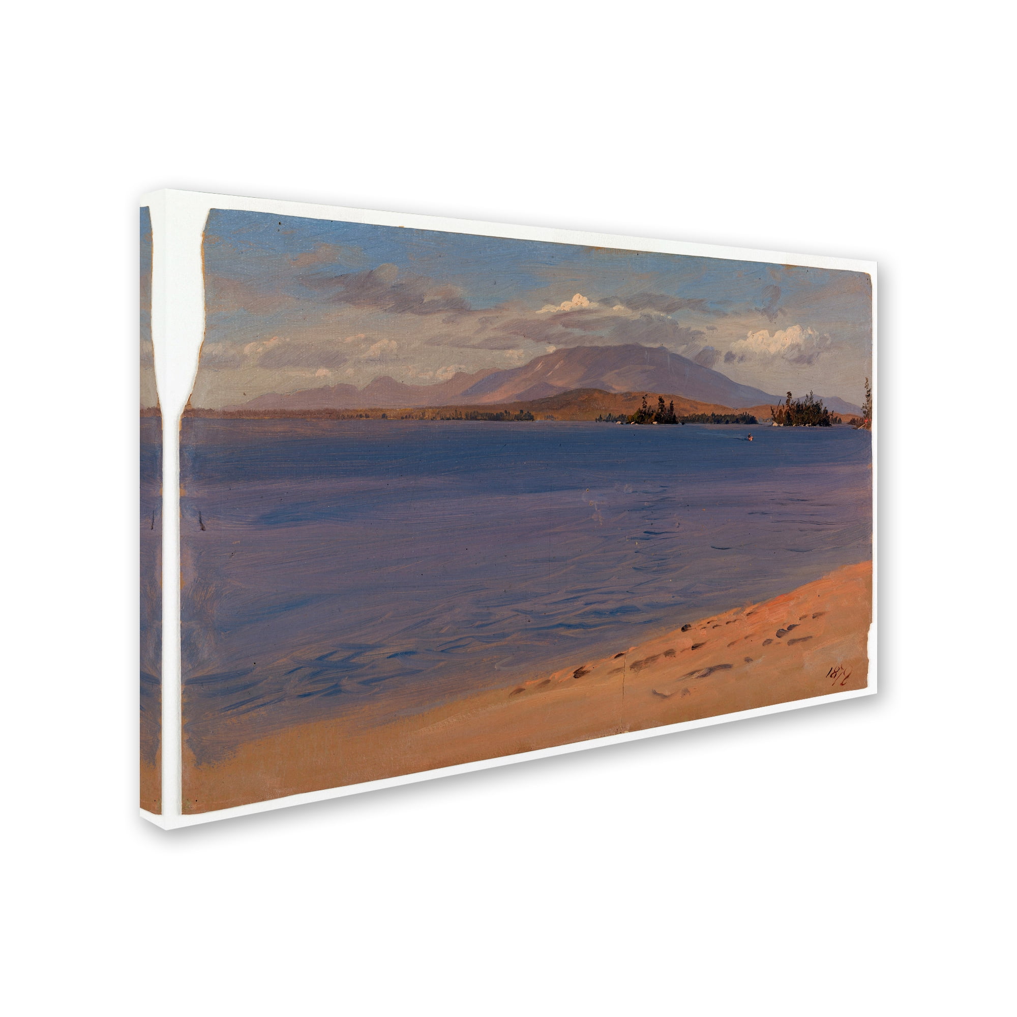 Trademark Fine Art 'Mt Katahdin From Lake Millinocket' Canvas Art by Church