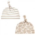 thumbnail image 6 of Hudson Baby Unisex Baby Cotton Cap and Scratch Mitten Set, Modern Giraffe, 0-6 Months, 6 of 6