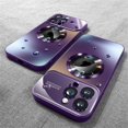 thumbnail image 1 of Funda magnética mate para iPhone, protector de cámara con lente de cristal, Magsafe, carga inalámbrica, 15, 14 Pro Max, 13, 12, 11, 1 of 4