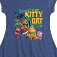 thumbnail image 3 of Santiago of The Sea - Kitty Cat Crew - Toddler And Youth Girls Fit And Flare Dress, 3 of 4