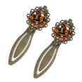 thumbnail image 2 of Thanksgiving hats Vintage Copper-Colored Lace Bookmarks: Stylish Stainless Steel Reading Accessories for Book Lovers - Set of 2, 2 of 5