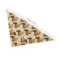 thumbnail image 3 of Disketp Retro Squirrel Dog Bandanas 1PC Triangle Adjustable Puppy Bandana Bib Handkerchief for Large Medium Girl Dogs Pets Gift, 3 of 6