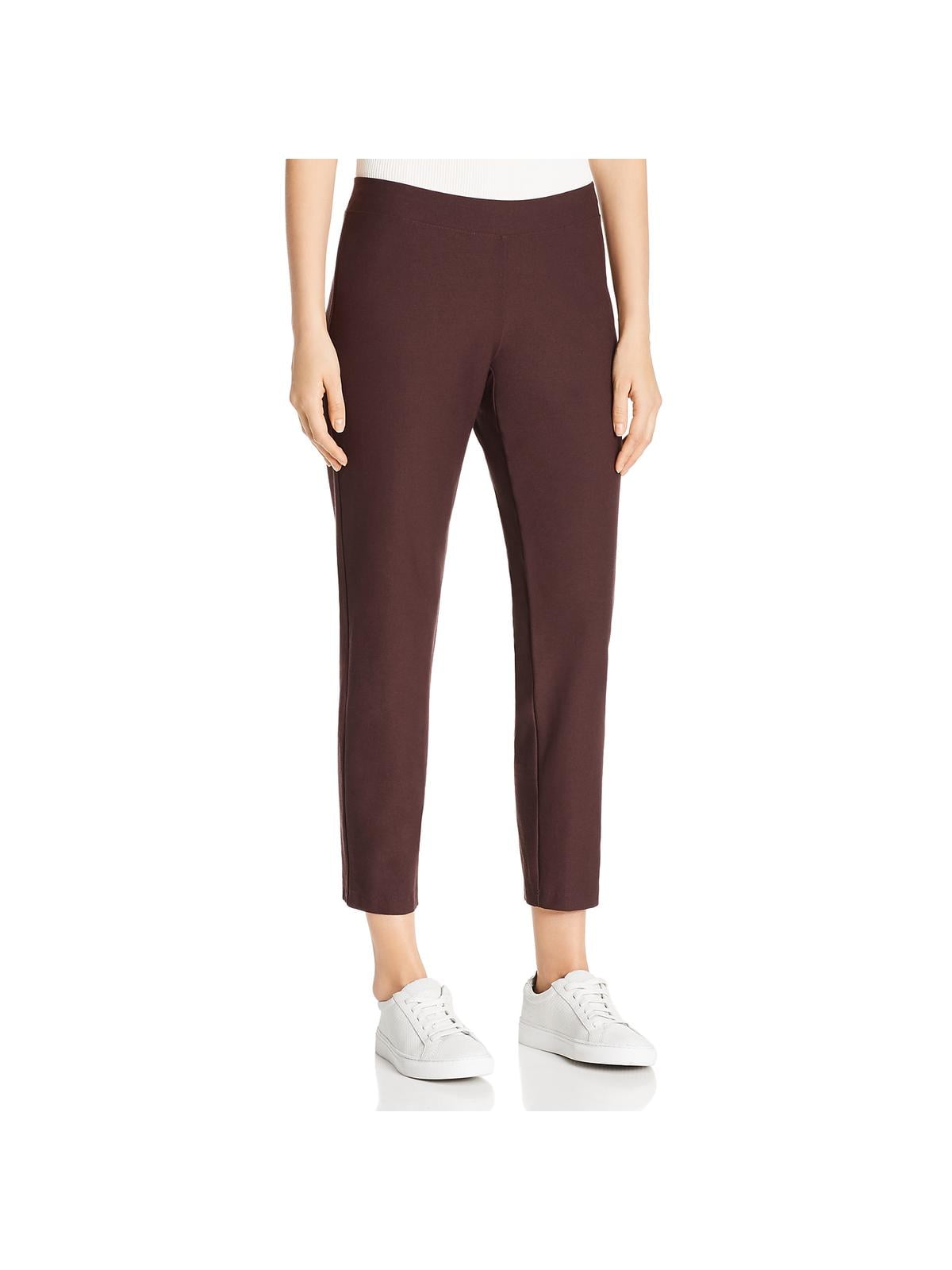 Eileen Fisher Eileen Fisher Womens Slim Leg Pull On Ankle Pants