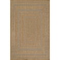 thumbnail image 2 of Beverly Rug Easy Jute Outdoor Indoor Non Shedding Easy-Cleaning Rug Framed Natural 10x14, 2 of 9
