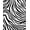 Black, Pattern 4, variant on ODIKA 4'x6' Machine Washable Non-Slip Area Rug, Bold Zebra Stripes Design Eye Catching Decorative Accent High Traffic Rug, Black, 310943