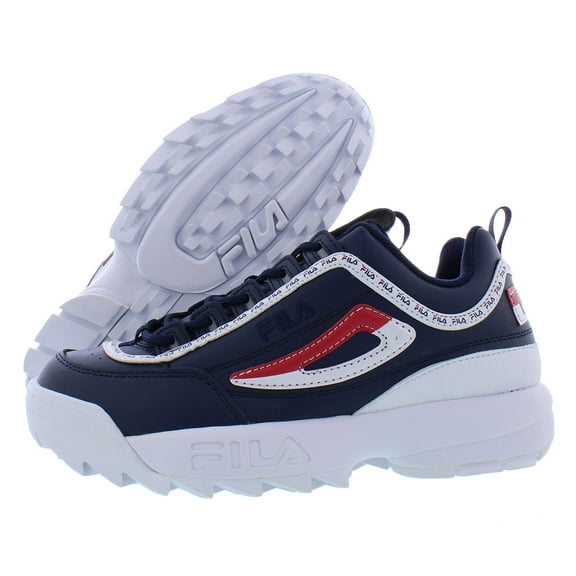 Fila Disruptor Ii Premium Mens Shoes Size 8, Color: Navy/White