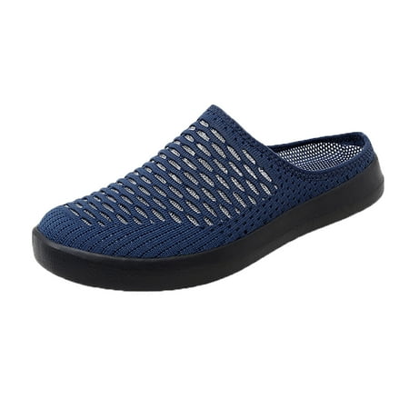 

VKEKIEO Women s Ladies Shoes Casual Daily Closed Toe Platform Mesh Half Slippers