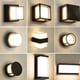 thumbnail image 2 of Lámpara de pared exterior LED impermeable IP66 con sensor de movimiento, iluminación exterior LED, luces de porche, luces de balcón y jardín, lámpara de pared exterior, 2 of 5