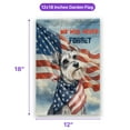 thumbnail image 5 of Patriot Schnauzer We Will Never Forget Patriotic Remembrance Day Garden Flag 12x18in Double Sided Miniature Schnauzer Dog Lover Outdoor Decor - 12014, 5 of 5