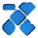 thumbnail image 1 of 5 piezas azul belleza herramientas de costura ventana puerta sellador de silicona esparcidor espátula raspador de cemento herramienta de eliminación de masilla kit removedor de lechada herramienta de calafateo JM, 1 of 4