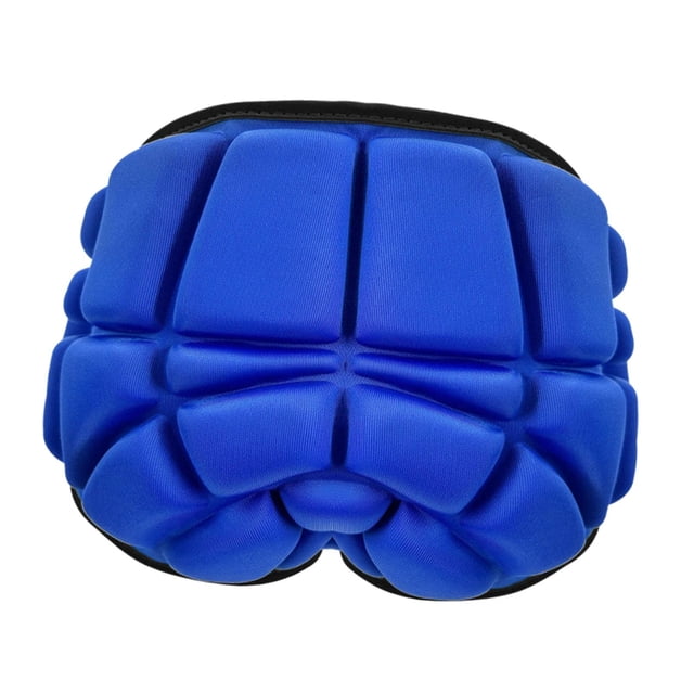 Almohadillas de la cadera de snowboard Protector de cadera resistencia portátil suave Palabra de esquí Bulto para patinador de patinaje patinaje Azul