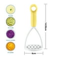 thumbnail image 2 of Potato Masher,Safe For Non-Stick Cookware. Cooking and Kitchen Gadget purple potato mashing and rolling, 2 of 6