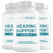 Hearing Support by PureHealth Research  Supports Healthy Middle and Inner Ear Structures, 3 Bottles