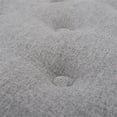 thumbnail image 4 of Yolanda Pouf Rond Décoratif Capitonné Gris Pâle, 4 of 8
