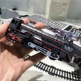 thumbnail image 3 of Tren de carga clásico, juguete eléctrico, tren navideño, juego de vías con pistas de luz, modelo de juguetes para niños, regalo para niños, 3 of 5
