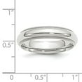 thumbnail image 5 of 10K White Gold 5mm Milgrain Comfort Fit Band Ring Size 8, 5 of 5