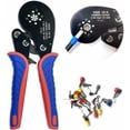 thumbnail image 2 of Carbon Steel Hexagonal Ratchet Crimper, Square Jaw Crimping Ensures Consistent Connections, Forced Lock Mechanism For High-pressure Applications, 2 of 5