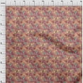 thumbnail image 4 of oneOone Georgette Viscose Maroon Fabric Abstract Fabric For Sewing Printed Craft Fabric By The Yard 42 Inch Wide, 4 of 5