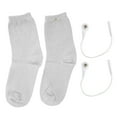 thumbnail image 3 of Conductive Grounding Socks, Silver Fiber 1 Pair Promote Blood Circulation Electrotherapy Socks  For, 3 of 8