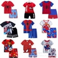 thumbnail image 2 of Pyjamas d'Été Confortables pour Garçons, Ensemble de Pyjamas Courts pour Adolescents, Pyjamas 100 % Coton-SHUNJING, 2 of 3