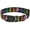 Multicolor, variant on Grateful Dead Pet Collar, Dog Collar Plastic Buckle, Dancing Bears Black Multi Color, 20 to 31 Inches 1.5 Inch Wide