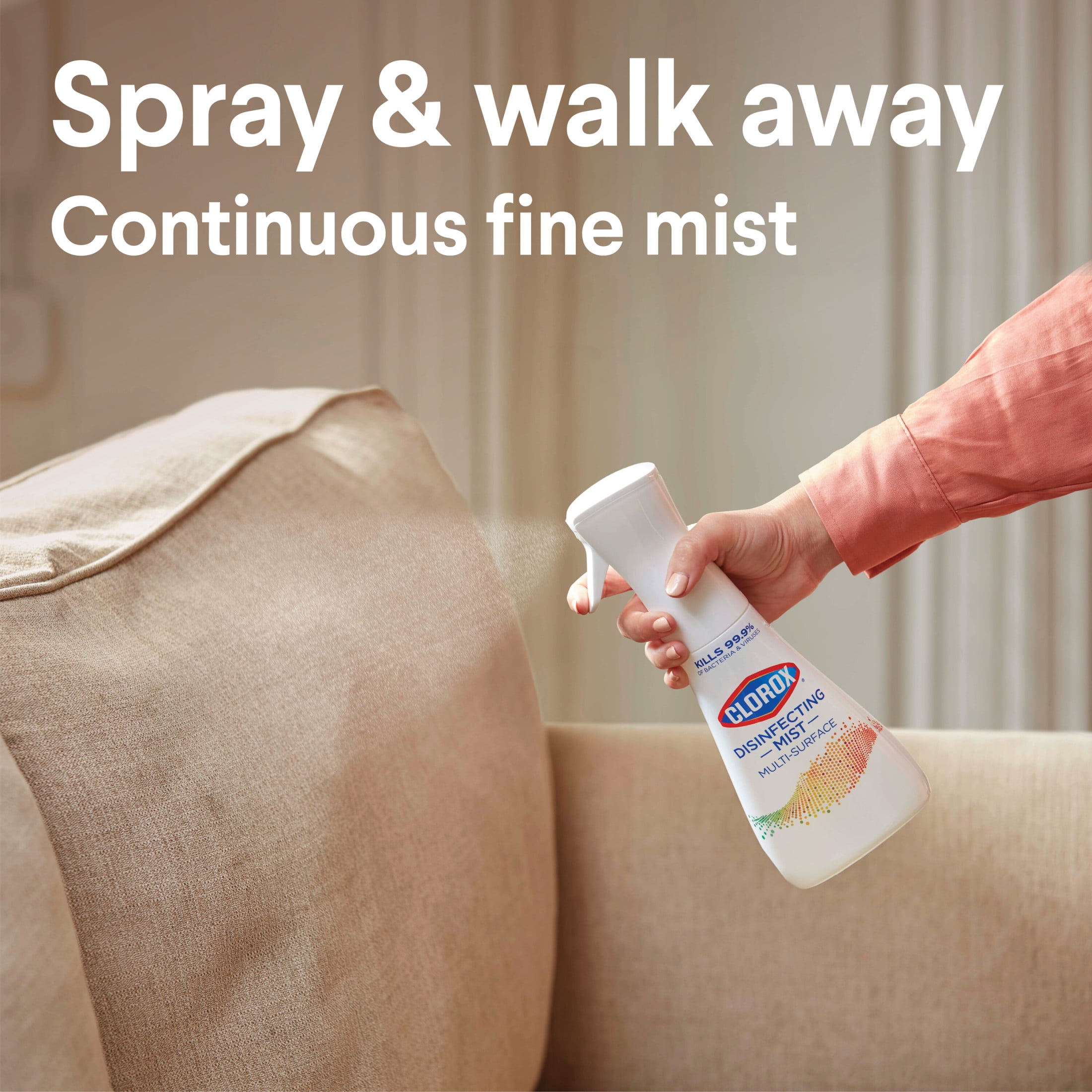 Clorox Disinfectant Mist Refill, Multi-Surface Spray, Eucalyptus Peppermint, 16 fl oz