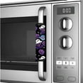 thumbnail image 4 of SEANATIVE 6 Pieces Refrigerator Door Handle Covers Washable Kitchen Appliances Handle Protector Wear and Tear Prevention Home Kitchen Accessories, Ghost Pumpkin Halloween Decor Black Trick or Treat, 4 of 7