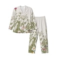 thumbnail image 1 of Fotbe Herbs and Wildflowers Pijama de Hombre con Estampado de Manga Larga, Conjunto de 2 Piezas, Ropa de Dormir Suave y Cómoda con Bolsillos-X-Large, 1 of 7